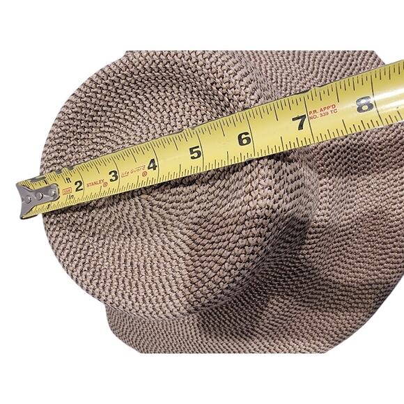 Eric Javits Bella Straw Hat Floppy UPF 50+ Max UV Protection Tan O/S - Picture 9 of 15